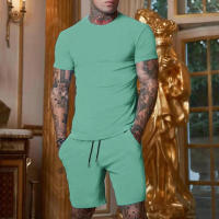 Pantalones cortos deportivos casuales de verano para hombre, talla grande, 2 piezas - details 8