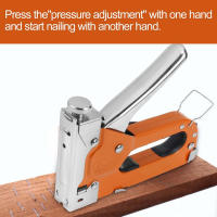 Herramienta de Carpintería de Acero Inoxidable 3 en 1 Estapler Aguja de Pie para Muebles y Madera Herramienta Manual de Bricolaje para el Hogar - details 2