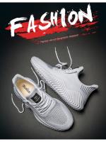 Zapatos para caminar para hombre, zapatillas transpirables a la moda, con cordones, suaves, para deportes al aire libre, informales - details 1