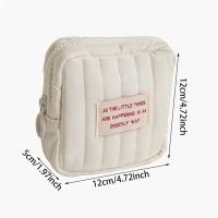 Bolsa de cosméticos pequeña a la moda para mujer, Mini organizador de servilletas sanitarias de viaje, monedero, tarjeta, lápiz labial, bolsa de almacenamiento - details 25