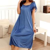 Las mujeres usan vestidos de noche sexys de seda helada Ence lisos, pijamas de mujer, pijamas de talla grande - details 4