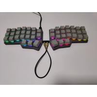 Corne V4.1 Kit de teclado separado Split Keyboard Cherry MX perfil bajo choc personalizado Hot Swap modo cableado único teclado mecánico separado Corne Mechanical Keyboard RGB QMK vial Horn para juegos disponible en blanco de teclado y accesorios Teclado - details 2