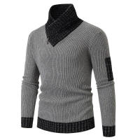 Camiseta de manga larga para hombre, jersey de punto ajustado informal, nuevo - details 5