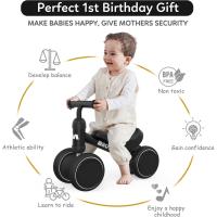Bicicleta sin pedales para niños a partir de 1 año de equilibrio, juguetes para bebés de 1 año, bicicleta para bebés con 4 ruedas para bebés de 10 a 24 meses, primera bicicleta para niños y niñas como regalo - details 39