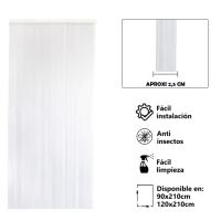Cortina Plana de PVC Anti insectos para Puerta Exterior o Interior, Material PVC – Libre de Insectos - details 0