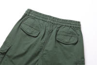 Pantalones Cargo de Algodón 100% para Hombres Cintura Elástica, Múltiples Bolsillos, Estilo Táctico Militar de Verano - details 19
