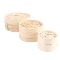 Dimsum-cesta de bambú con tapa para cocina, juego de utensilios de cocina, jaula, vaporera - details 7