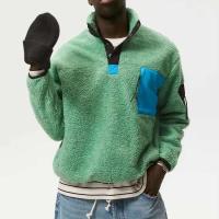 Decheng Oem 100% poliéster satén bolsillo pesado botón comparación tapeta jersey camisa deportiva de lana de gran tamaño - details 9
