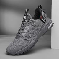 CLOHOO Zapatillas de deporte de punto transpirables para hombre con suela MD acolchada gruesa: comodidad para todas las estaciones, detalles en verde neón/negro, tracción duradera para deportes y uso casual, calzado cómodo, diseño de zapato elegante, - details 16