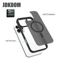 JDKDOM-funda de teléfono con carga inalámbrica magnética para iPhone 16 Pro Max, funda protectora de armadura a prueba de golpes para iPhone 16 Plus 16E - details 4