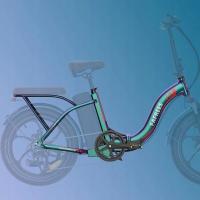 FAFREES F20 Pro+ Bicicleta Eléctrica Plegable, Freno de Doble Disco+SHIMANO de 7 Velocidades, Neumáticos de 20*3,0 Pulgadas, Velocidad Máxima de 25km/h, Batería de 36V 22.5Ah, Pantalla LCD, Alcance de 85-100km, Púrpura - details 4