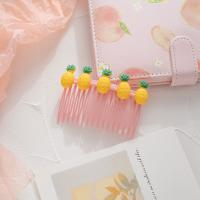 Peines de pelo Kawaii para niños y niñas, peine con flequillo, pinzas para el cabello, tocado de pasador, horquilla de fresa de dibujos animados, peine para bebé, novedad - details 2
