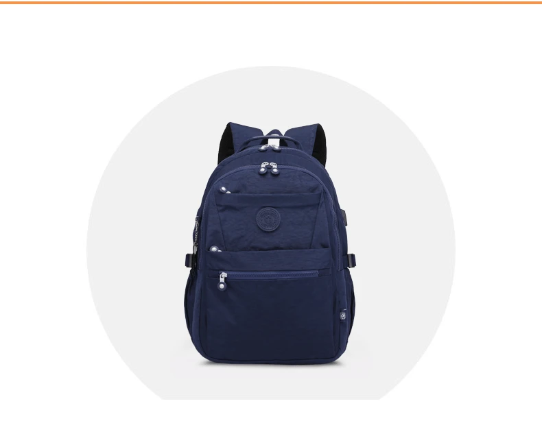 TEGAOTE-Mochila impermeable de nailon para ordenador portátil para mujer, bolsa de viaje para niños - details 6