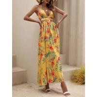 Nueva falda de mujer, estampada, sin espalda, de ence, con abertura - details 17