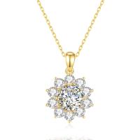 Colgante de Oro 18K y Moisanita Diseño Original AU750 100% Oro 18K Longitud de Collar de 18 pulgadas Ideal para Mujeres Joyería de Alta Gama - details 0