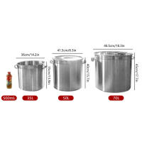 Olla de Acero Inoxidable con Tapa Cocina con Acero Inoxidable Grueso Ideal para Sopas y Guisos - details 1