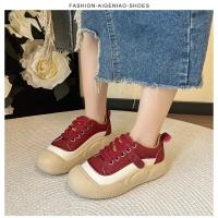 Moda 2025 nuevos zapatos de mujer versátiles transpirables zapatos deportivos casuales de moda con suela gruesa rango de tamaño adulto - details 1