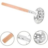 Cuchara de pesca de hielo dentada, cuchara de hielo de Metal, cuchara de filtro de pesca en hielo, cuchara de aterrizaje de peces - details 7