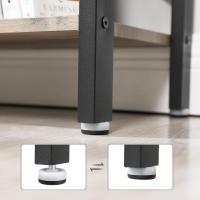 Estantería de Almacenamiento de 5 Niveles, Organizador de Oficina de Estudio, con Compartimentos, para Salón, Estilo Industrial, Marrón Rústico y Negro - details 30