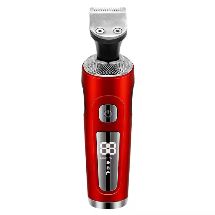 Afeitadora eléctrica 4 en 1 para hombre, recortadora 3D flotante, carga rápida USB, recortadora de barba portátil - 1