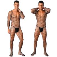 Hombre negro sin cuerpo de entrepierna, malla transparente gay, lencería sexy, mono, ropa erótica sissy - details 6