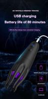Leten Masajeador Eléctrico Juguete de Placer Sensual para Hombres Vibración Glándular Soplo Oral - details 9