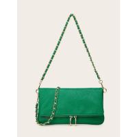 2025 Popular Lichi Patrón Bajo El Brazo Cadena Pequeña Bolsa De Moda De Gama Alta Señoras Hombro Cuadrado Crossbody Bolsa - details 10