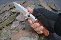 Cuchillo plegable portátil para exteriores para hombres, Navajas de bolsillo tácticas militares de supervivencia de alta dureza para acampar y pescar - details 3