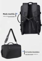 La mochila se puede aspirar y comprimir, mochila de expansión simple y de gran capacidad, de alta gama para hombres, bolsa de viaje. - details 19