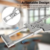 Abridor de latas de manivela, herramienta Manual Universal con cuchillas afiladas, utensilios de cocina, 2 piezas - details 4