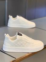 Zapatos De Tablero Transpirables Para Hombres, Pequeños Zapatos Blancos Casuales - details 1