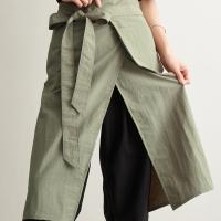 Delantal impermeable duradero y moderno, delantal ajustable de algodón dividido, delantal de cocina transpirable antiincrustante para el hogar - details 9