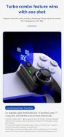 Controlador de Juegos de Estiramiento de Teléfono Móvil Semalam Inalámbrico Bluetooth para Switch/PS3/PS4 Controlador Sensorial de Doble Halls - details 11