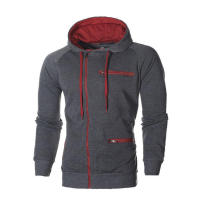 Suéter deportivo de jacquard para hombre, chaqueta informal con múltiples capuchas, color sólido, 2024 - details 2
