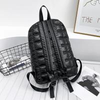 Mochila De algodón espacial para mujer, bolso de hombro de hilo de diseñador de diamantes, bolso escolar de gran capacidad, nueva moda coreana - details 23