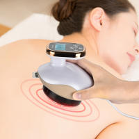 Masajeador eléctrico con ventosas para quemar grasa corporal, dispositivo de masaje de Guasha, adelgazante, EMS, microcorriente, IR, fisioterapia, raspado al vacío - details 4