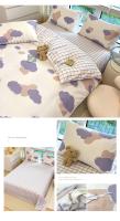 Juego de Ropa de Cama de Algodón Puro de Alta Calidad para el Hogar con Funda de Edredón de Manga Reina 100% Algodón Amigable con la Piel con Sábanas y Fundas de Confort - details 34
