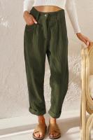 Pantalones elásticos coreanos cómodos originales de mujer Pana Lisa de pierna recta sueltos de Otoño Invierno - details 25