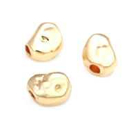 Espaciador de arco iris y Luna de latón, Color oro de 18K, paloma, estrella, nube, cilindro, pulsera ovalada, cuentas, fabricación de joyería, accesorios Diy - details 2