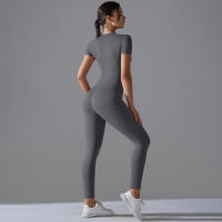 Conjunto Deportivo de Cintura Alta Top de Yoga y Pantalones Equipo Deportivo y Moda - details 25