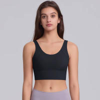 Hamidou-Sujetador de Yoga para mujer, Top corto de Fitness, sujetadores deportivos a prueba de golpes, gimnasio sin costuras, Sujetador deportivo de alto impacto, antisudor, Fitness, sin costuras - details 13