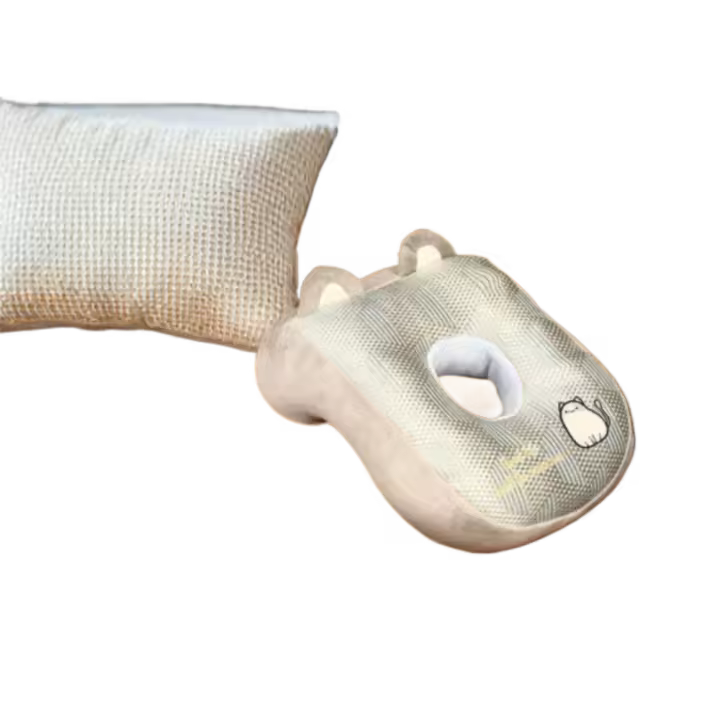 Almohada bonita y cómoda para dormitorio, almohada portátil suave y transpirable, almohada pequeña multifuncional de dibujos animados, decoración de habitación - 1
