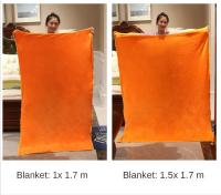 Bolsa calentadora de manos de peluche 3 en 1, manta de almohada de animales de dibujos animados, manta de cojín bonita, almohada de viaje para el hogar, coche, regalo para niños y niñas - details 1