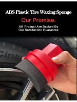 Esponja de Cera de Neumáticos en Forma de Curva Aplicador de Cera de Coche con Tapa - details 1
