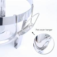 Juego de calentador de Buffet de platos de frotamiento de acero inoxidable de 4L, Ideal para restaurante, Hotel y uso comercial de cocina - details 4