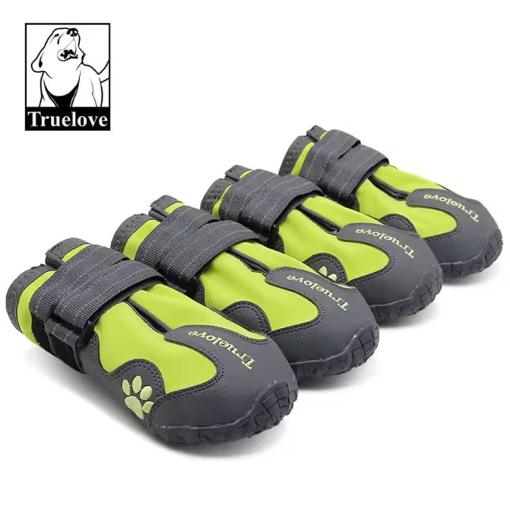 Truelove-zapatos impermeables para perro, Botas de lluvia antideslizantes, reflectantes de nieve cálida, para entrenamiento deportivo de mascotas pequeñas, medianas y grandes, TLS3961 - 1