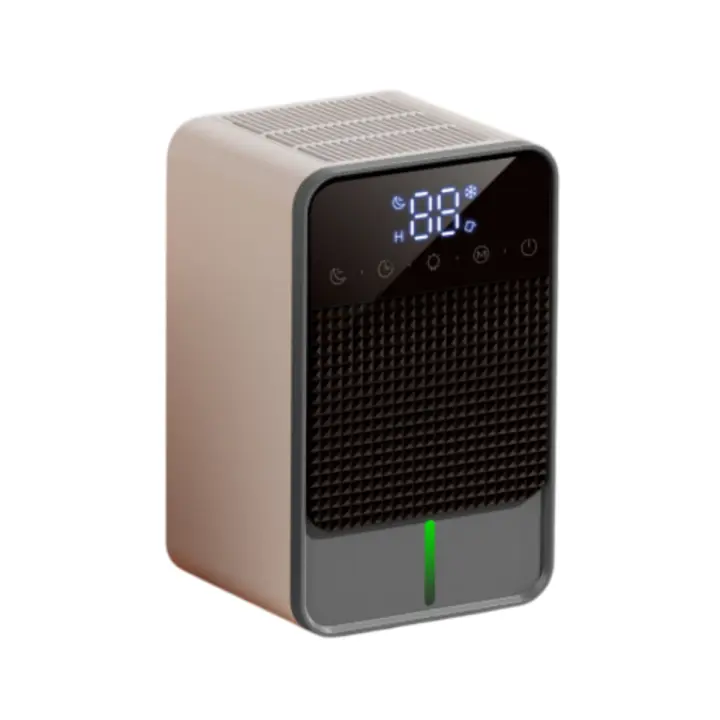 Deshumidificador portátil con Pantalla LED, 1500ml, automático y funcionamiento Silencioso para el hogar, solo y baño - 1