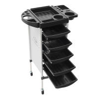 Carro de almacenamiento de herramientas para el cabello multifuncional de 6 capas, carrito de herramientas multicapa para peluquería, carrito de herramientas para permanente, carrito para el cabello, estante multifuncional de múltiples capas - details 2