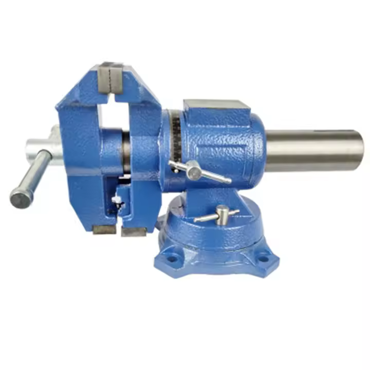 Banco multifunción de hierro fundido, Banco Industrial pesado, varillas de tornillo giratorio para amoladora de superficie, 44x12,5x24cm, 5 pulgadas - 1