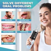 Irrigador dental de agua para limpieza de dientes,3 modos, irrigador oral recargable, PX7 impermeable,para niños y adultos - details 3